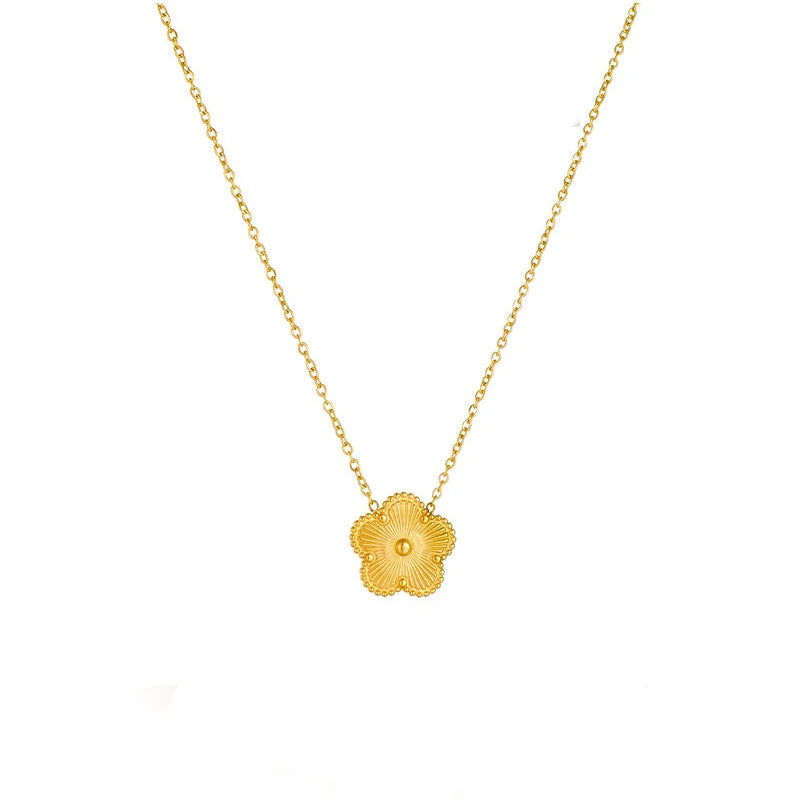 Gold Plated Clover Necklace