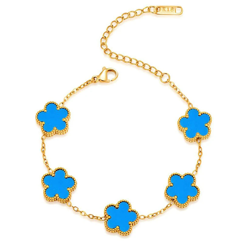 Gold Plated Clover Necklace