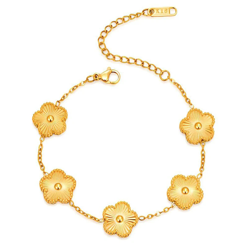 Gold Plated Clover Necklace