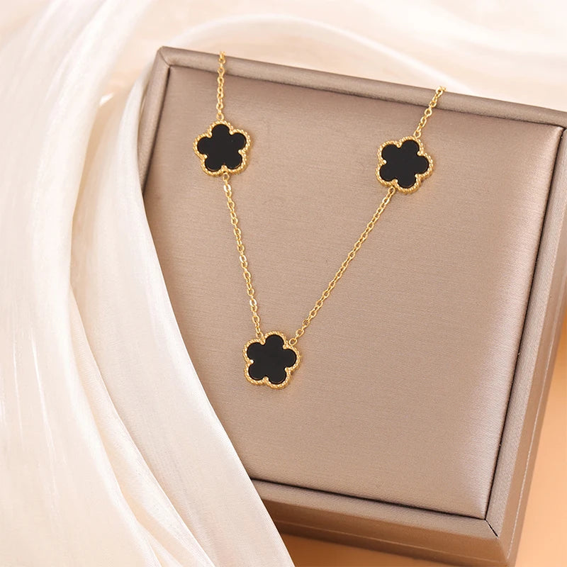 Gold Plated Clover Necklace