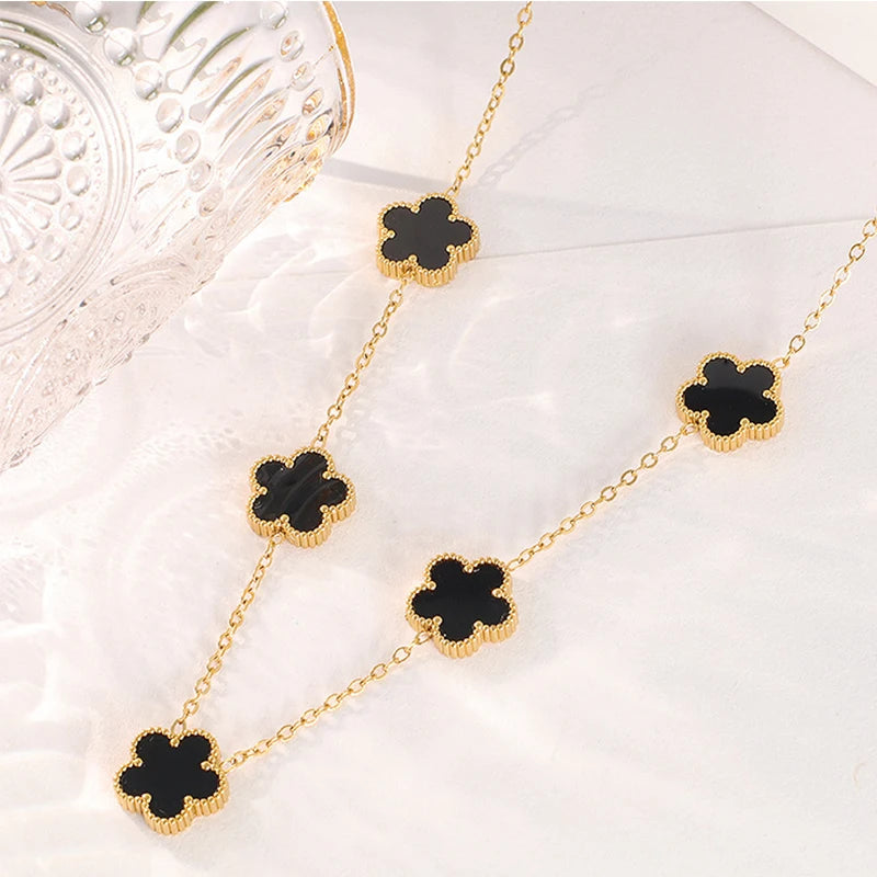 Gold Plated Clover Necklace