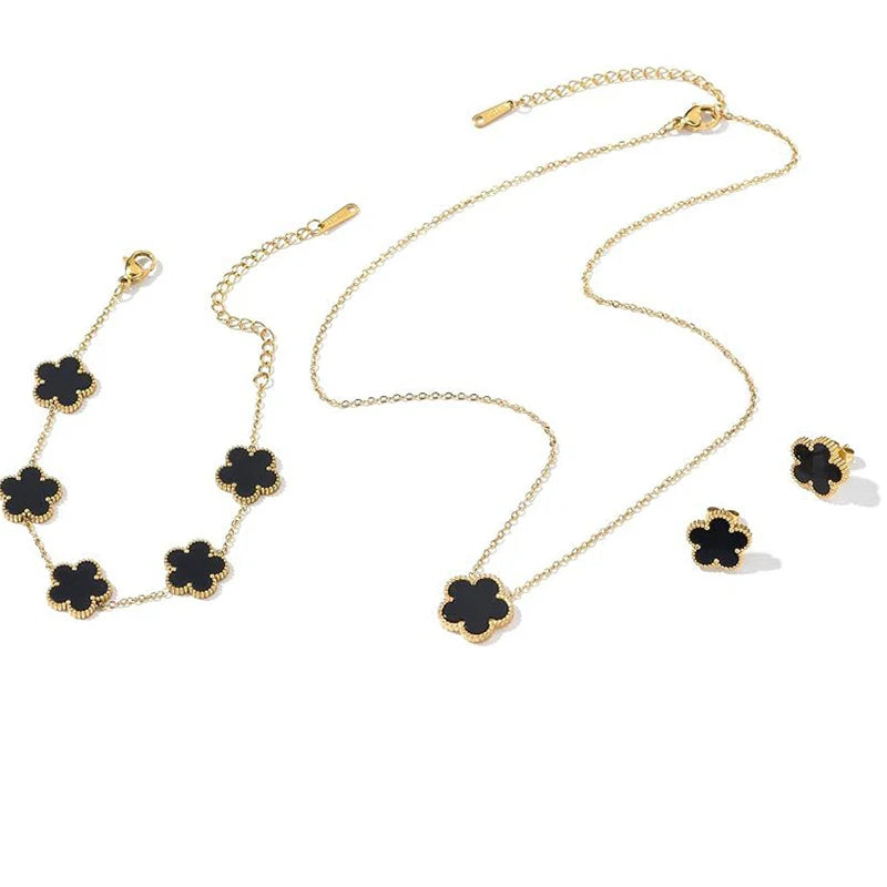 Gold Plated Clover Necklace