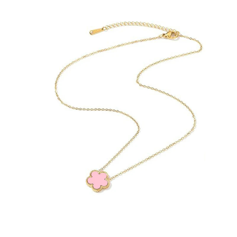 Gold Plated Clover Necklace