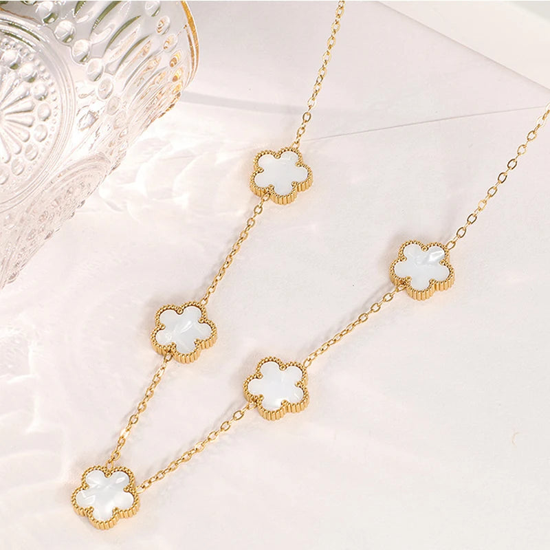 Gold Plated Clover Necklace