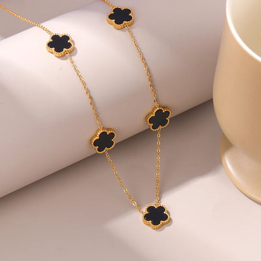 Gold Plated Clover Necklace