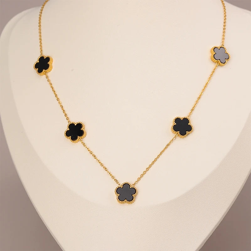 Gold Plated Clover Necklace