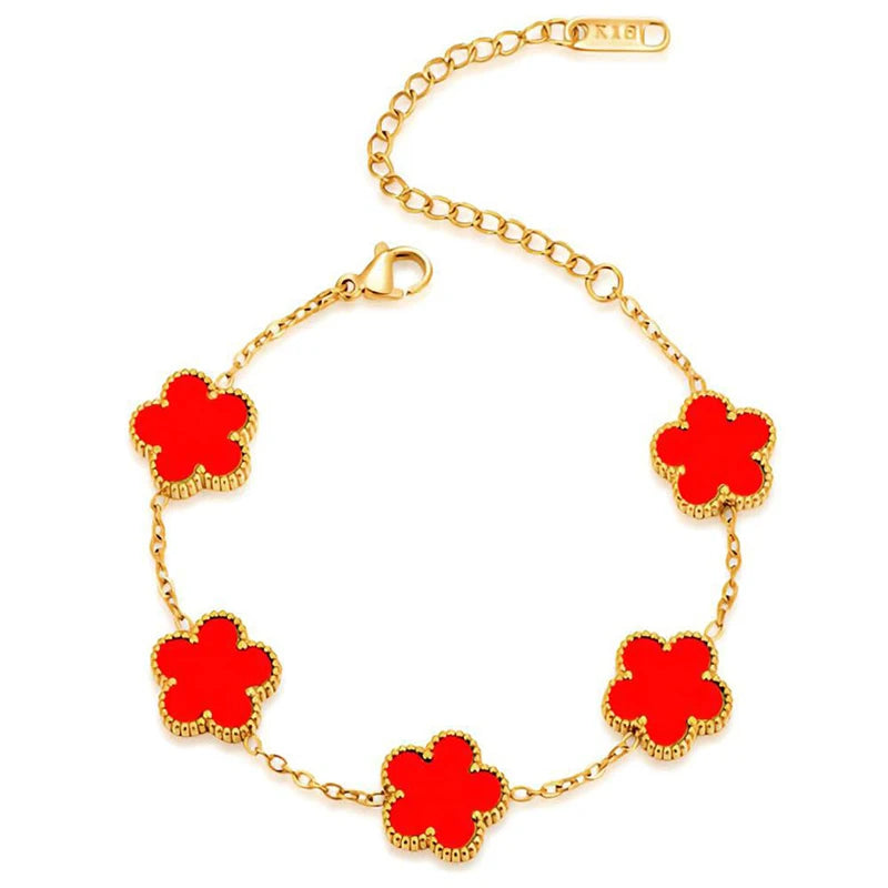 Gold Plated Clover Necklace