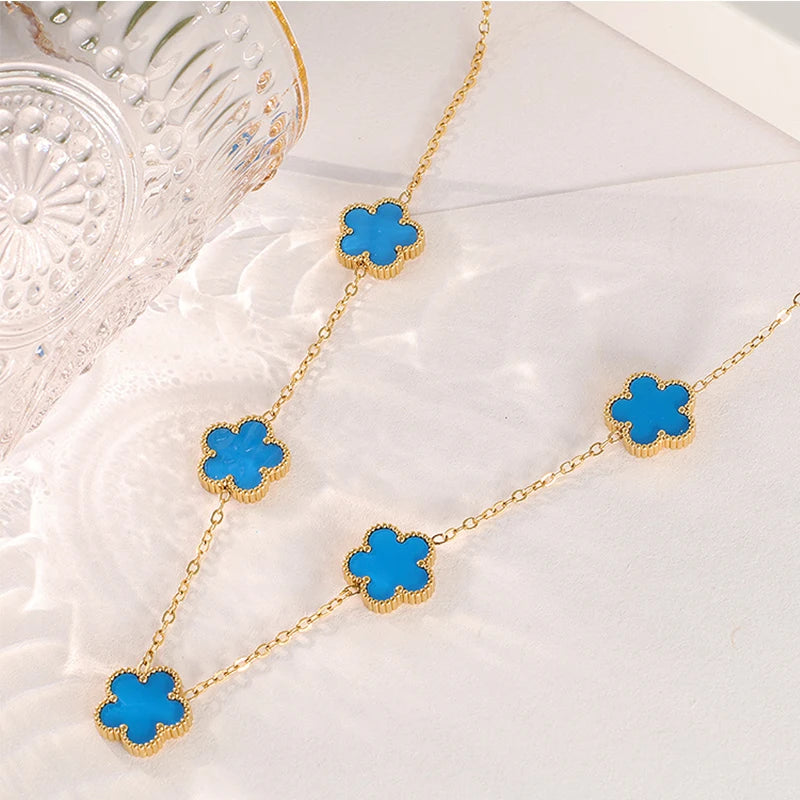 Gold Plated Clover Necklace