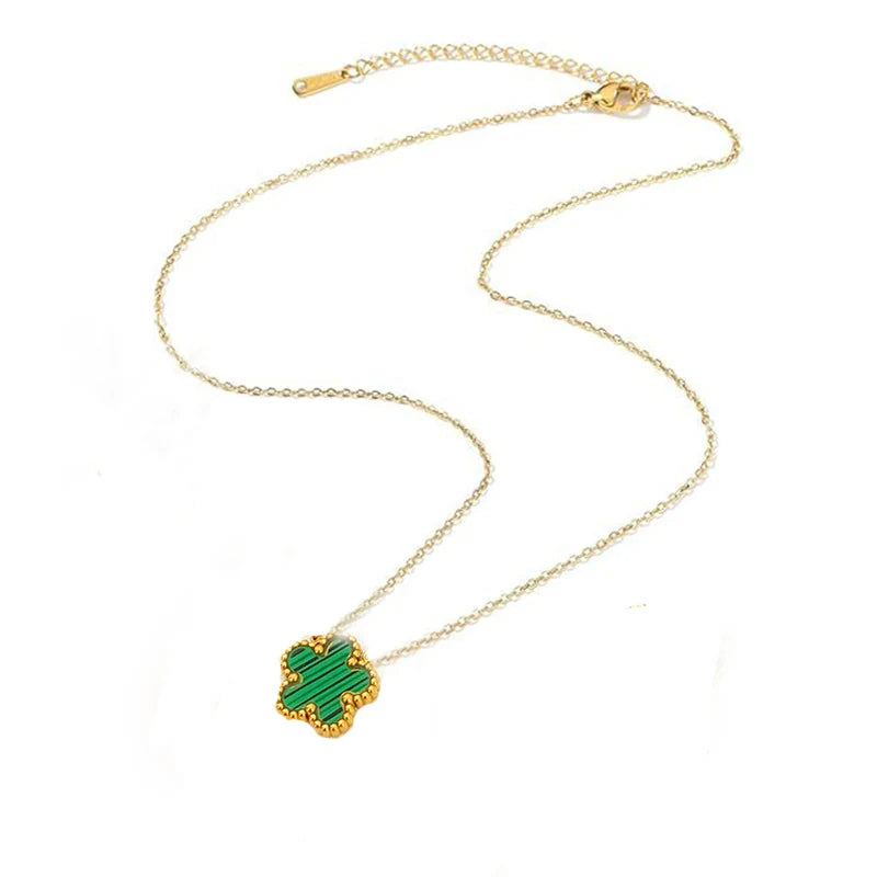 Gold Plated Clover Necklace