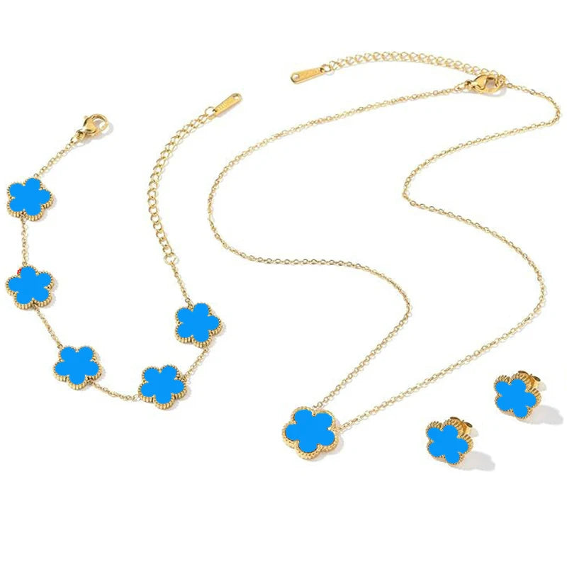 Gold Plated Clover Necklace