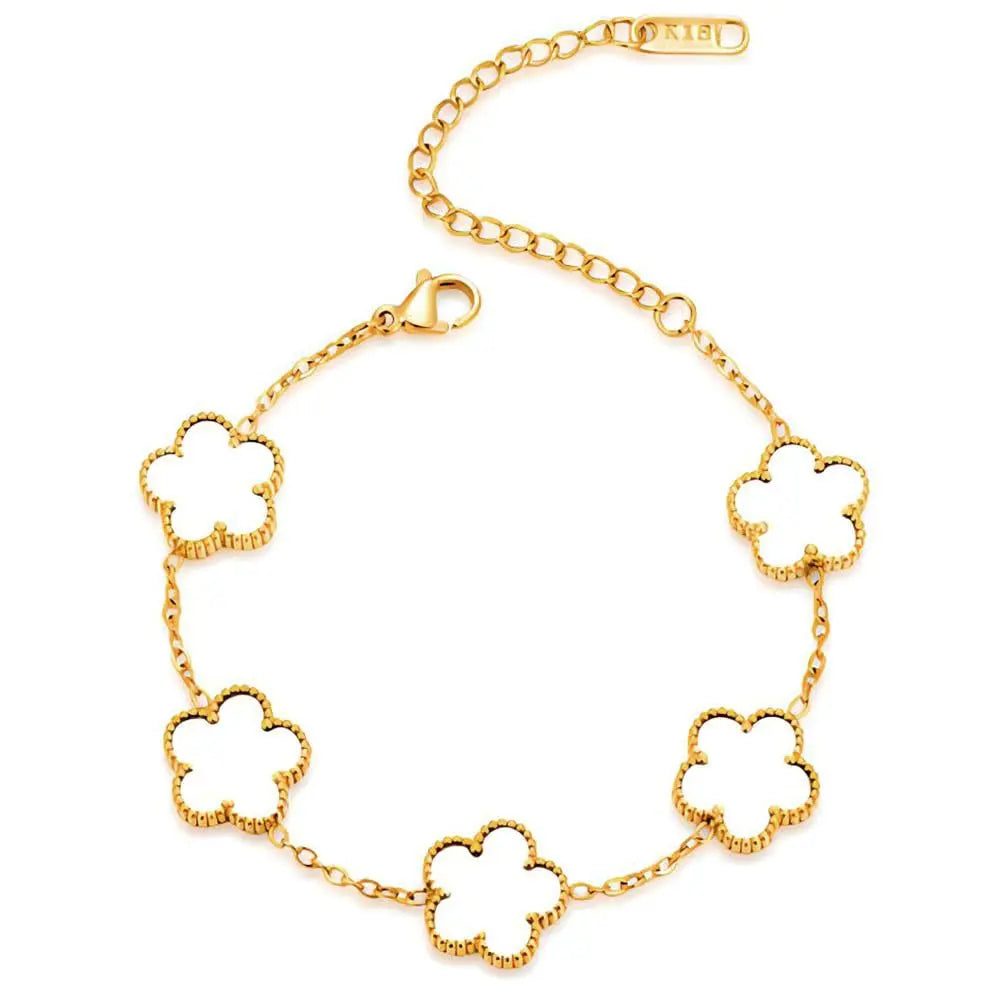 Gold Plated Clover Necklace